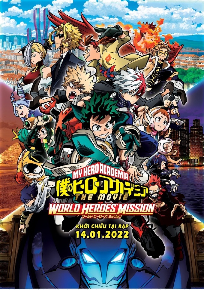 Poster phim My Hero Academia: World Heroes’ Mission