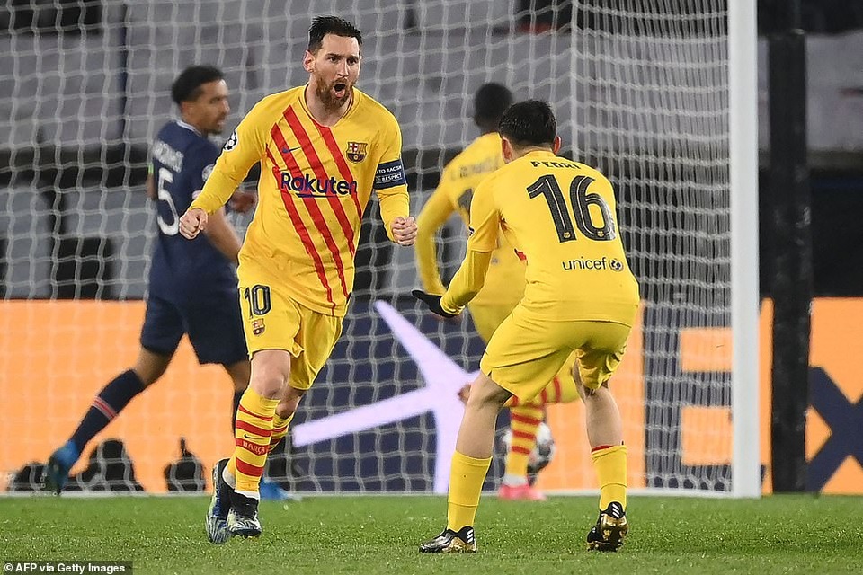 PSG 1-1 Barcelona: Messi ghi bàn và đá hỏng phạt đền - 7 PSG 1-1 Barcelona: Messi ghi bàn và đá hỏng phạt đền - 7