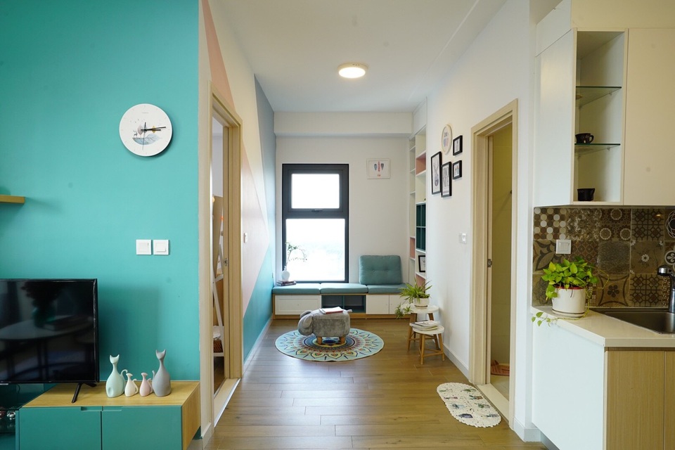 Căn hộ 65m2 “đẹp mê” nhờ độc chiêu thiết kế nội thất của mẹ đảm Hà Nội - 13 Căn hộ 65m2 “đẹp mê” nhờ độc chiêu thiết kế nội thất của mẹ đảm Hà Nội - 13