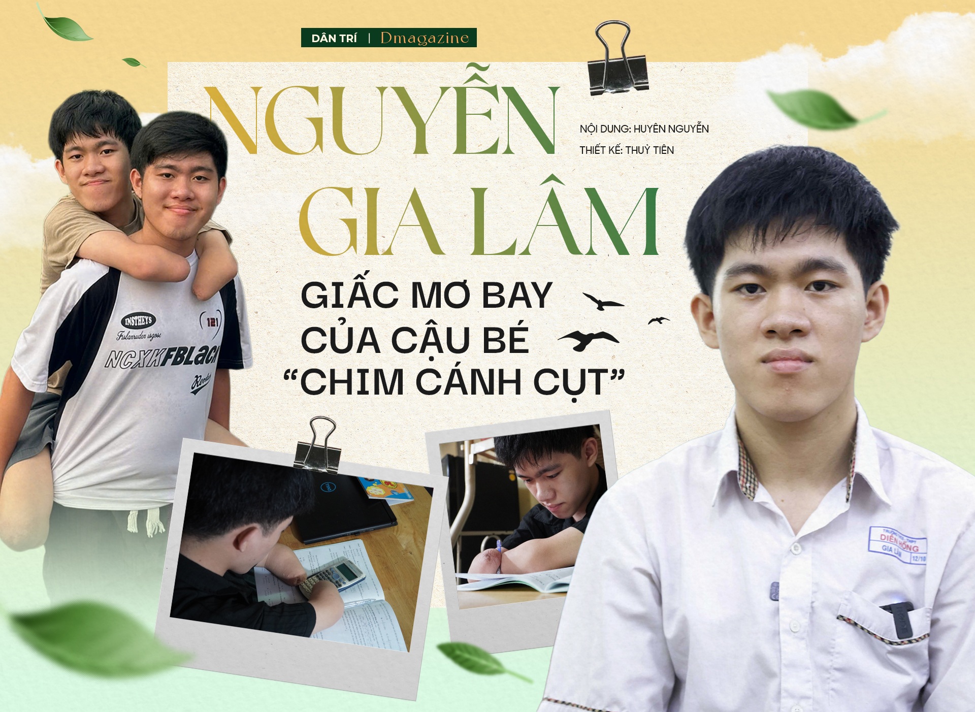 Giấc mơ bay của cậu bé “chim cánh cụt”