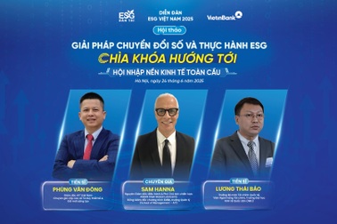 Dàn diễn giả hội thảo chuyển đổi số và thực hành ESG, họ là ai?