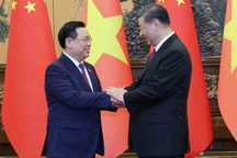 Chủ tịch Quốc hội Vương Đình Huệ hội kiến Tổng Bí thư, Chủ tịch Trung Quốc Tập Cận Bình