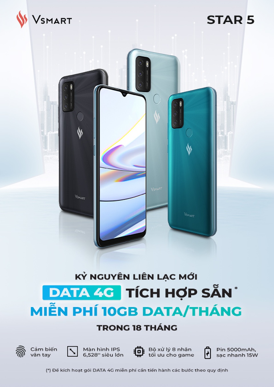 Vingroup ra mắt Vsmart Star 5 - Điện thoại kèm DATA 4G miễn phí tiên phong tại Việt Nam - 2 Vingroup ra mắt Vsmart Star 5 - Điện thoại kèm DATA 4G miễn phí tiên phong tại Việt Nam - 2