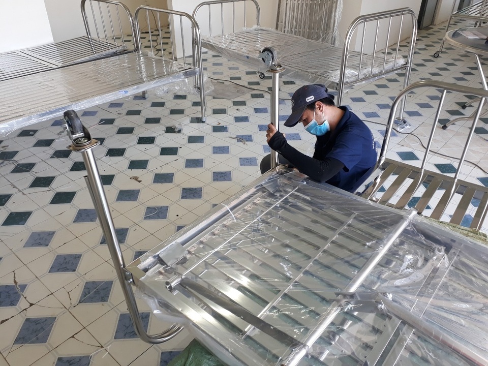 Qui Phúc lắp thêm giường cho bệnh viện chuyên trị Covid-19 Cần Giờ - 3 Qui Phúc lắp thêm giường cho bệnh viện chuyên trị Covid-19 Cần Giờ - 3