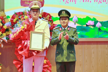 Trưởng Công an TP Vinh được bổ nhiệm làm Phó Giám đốc Công an Nghệ An