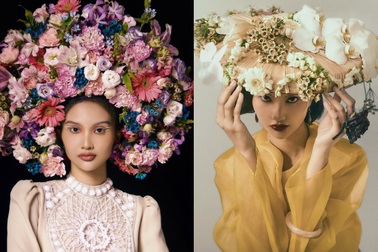 Chân dài Việt bắt trend "hoa cài trên tóc" gây sốt mạng xã hội