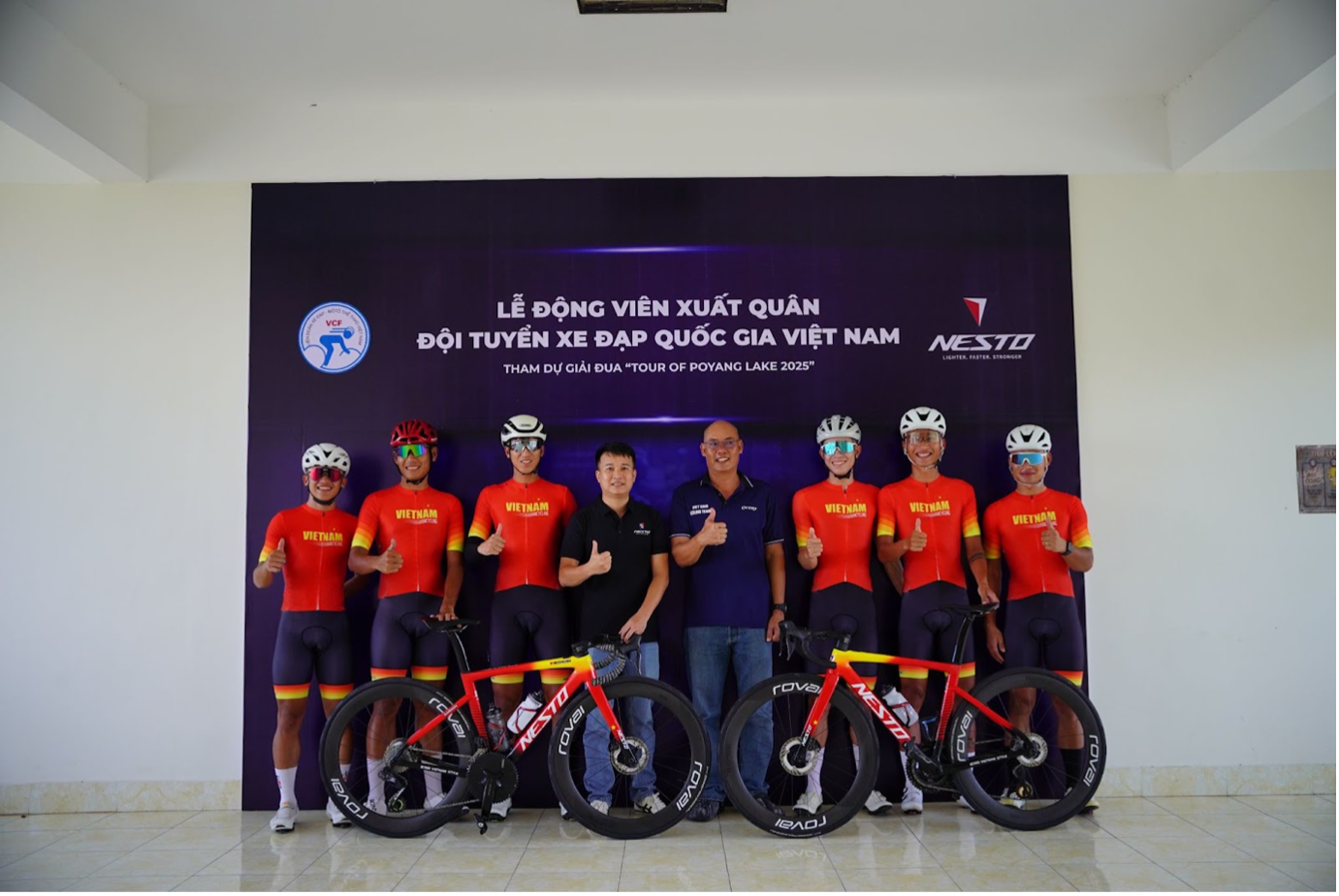 Nesto Việt Nam tài trợ đội tuyển xe đạp quốc gia tại Tour of Poyang Lake 2025 - 5