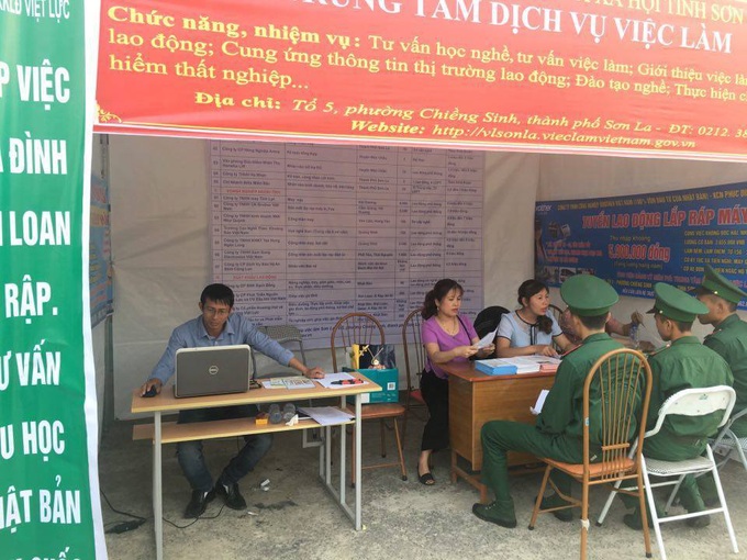 Sơn La: Đẩy mạnh kết nối cung cầu lao động, giúp lao động thất nghiệp sớm có việc làm - Ảnh 1. Sơn La: Đẩy mạnh kết nối cung cầu lao động, giúp lao động thất nghiệp sớm có việc làm - Ảnh 1.