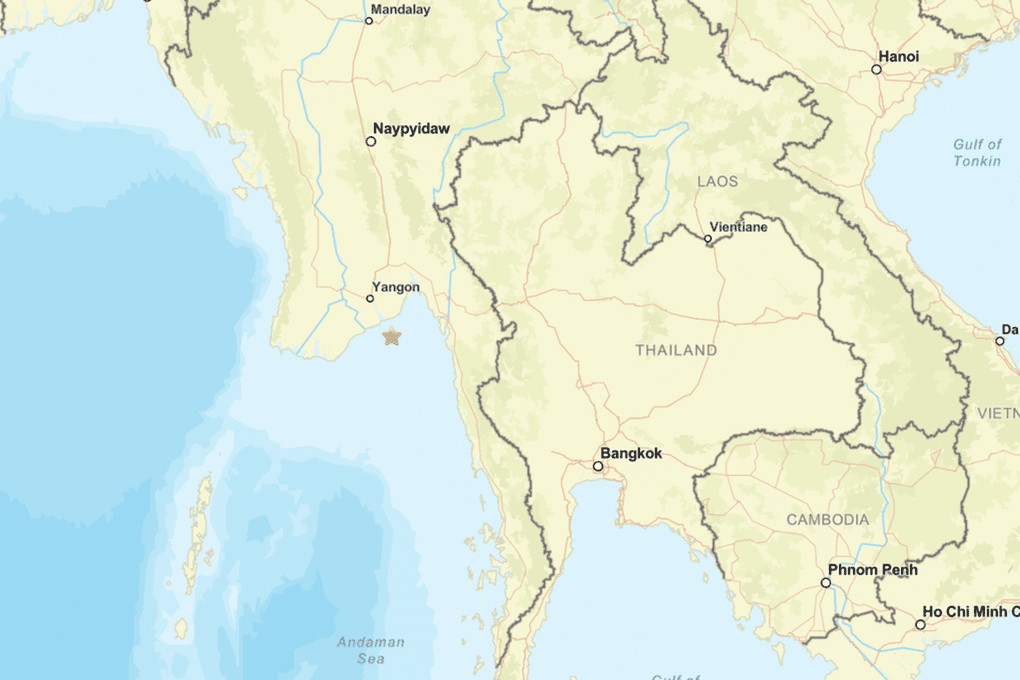 Động đất 5,4 độ ngoài khơi Myanmar, nhà cửa ở Bangkok rung lắc - 1 Động đất 5,4 độ ngoài khơi Myanmar, nhà cửa ở Bangkok rung lắc - 1
