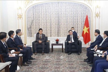 Chủ tịch Quốc hội tiếp lãnh đạo doanh nghiệp lớn Hàn Quốc