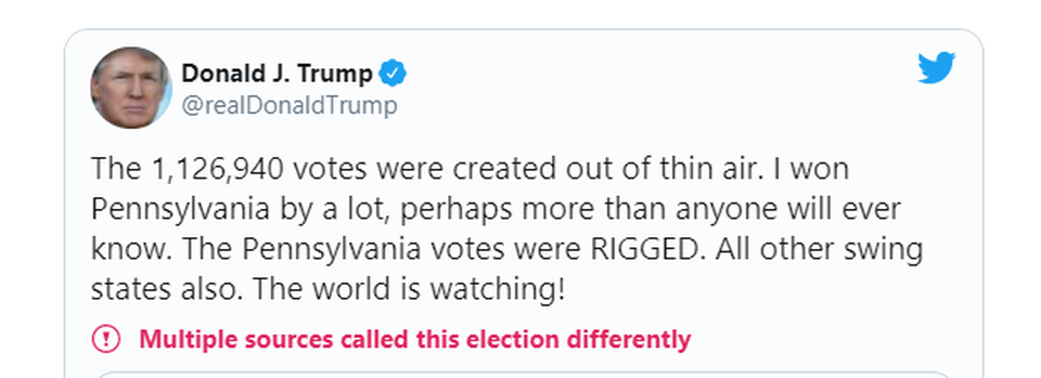Ông Trump nói hơn 1 triệu phiếu bầu ở Pennsylvania từ trên trời rơi xuống - 2 Ông Trump nói hơn 1 triệu phiếu bầu ở Pennsylvania từ trên trời rơi xuống - 2