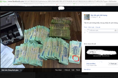 NHNN: Rao bán tiền giả qua mạng có dấu hiệu lừa đảo