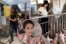 Cô gái bỏ nghề tiếp viên hàng không, về quê nuôi lợn kiếm 700 triệu đồng