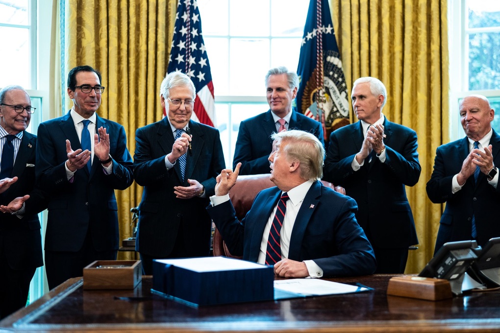 Phản ứng dữ dội của đảng Cộng hòa sau thông tin ông Trump bị truy tố - 1 Phản ứng dữ dội của đảng Cộng hòa sau thông tin ông Trump bị truy tố - 1