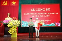 Bổ nhiệm, biệt phái Phó Giám đốc Công an tỉnh đến công tác tại UBKT Tỉnh ủy