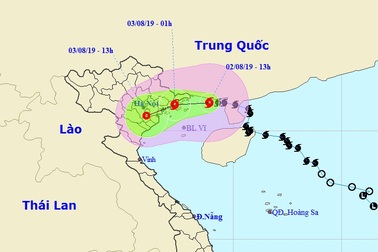 Đêm nay bão số 3 đổ bộ vào đất liền Quảng Ninh - Nam Định