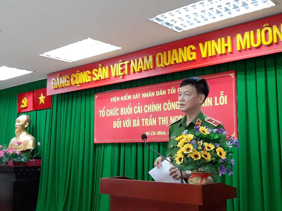 Viện Kiểm sát Nhân dân tối cao chính thức xin lỗi nữ luật gia bị oan sai - 3 Viện Kiểm sát Nhân dân tối cao chính thức xin lỗi nữ luật gia bị oan sai - 3