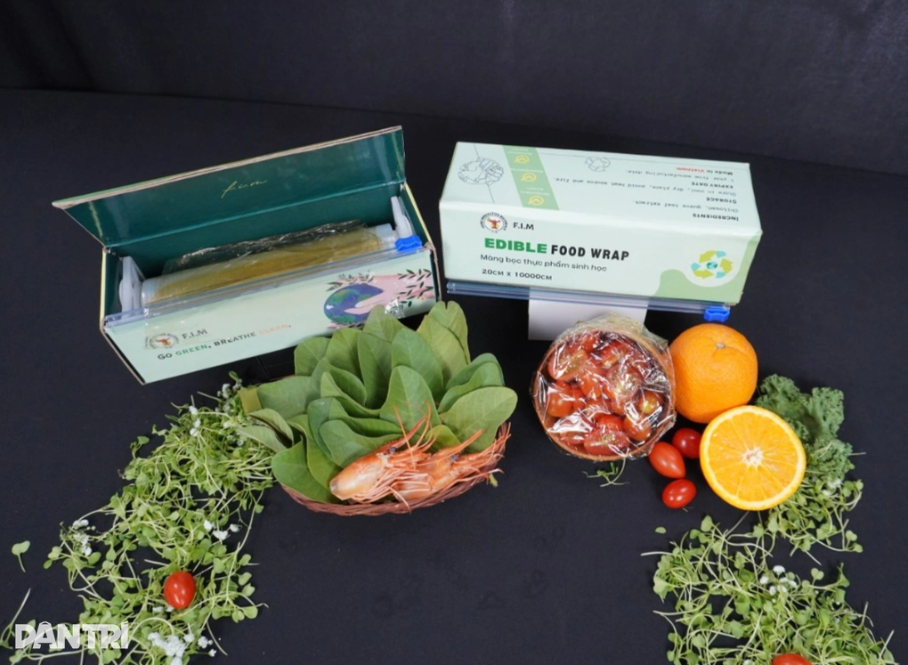 Sinh viên chế tạo màng bọc thực phẩm có thể ăn được - 1 Sinh viên chế tạo màng bọc thực phẩm có thể ăn được - 1