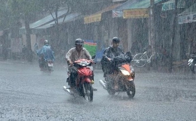 Tây Nguyên và Nam Bộ có mưa to và dông vào tối nay