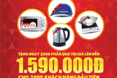 Khuyến mại “khủng” mừng Trần Anh khai trương trung tâm điện máy đầu tiên tại Đà Nẵng