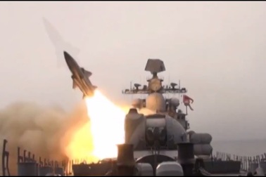 Nga khai hỏa tên lửa hành trình siêu âm uy lực trên biển Nhật Bản