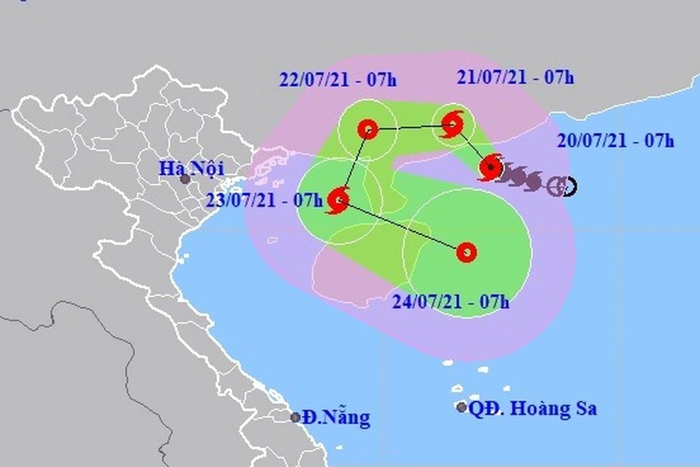 Bão số 3 áp sát đất liền Trung Quốc - 1