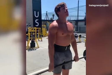 Joseph Baena trong lúc tập luyện