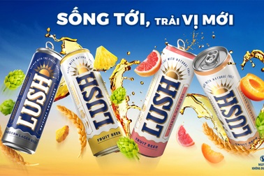 Bia trái cây LUSH: "Sống tới, trải vị mới"