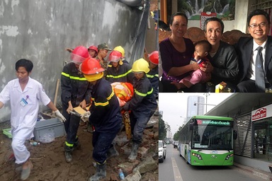 Tử tù Hàn Đức Long về nhà và xe buýt nhanh xuống đường