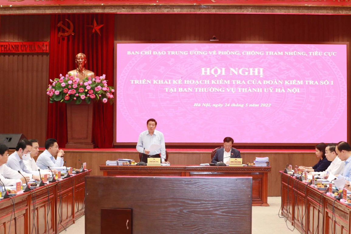 Ban Chỉ đạo Trung ương về phòng, chống tham nhũng kiểm tra tại Hà Nội - 1 Ban Chỉ đạo Trung ương về phòng, chống tham nhũng kiểm tra tại Hà Nội - 1