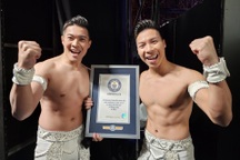 Quốc Cơ - Quốc Nghiệp xác lập kỷ lục Guinness mới tại Italy