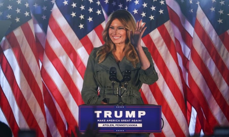 Bầu cử Mỹ 2020: Bà Melania Trump vận động tranh cử hiếm hoi cho chồng - 1 Bầu cử Mỹ 2020: Bà Melania Trump vận động tranh cử hiếm hoi cho chồng - 1