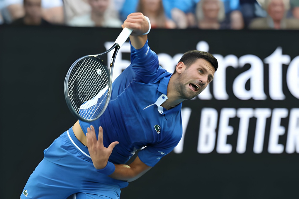Djokovic vất vả vượt qua tay vợt trẻ tới từ vòng loại - 1 Djokovic vất vả vượt qua tay vợt trẻ tới từ vòng loại - 1
