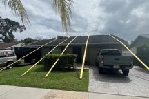 Căn nhà gây sốt mạng với kiểu chằng mái độc đáo tránh bão Milton ở Mỹ