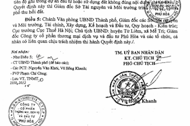 Hà Nội: Bị thu hồi đất giao cho doanh nghiệp, người dân khiếu nại yêu cầu làm rõ uẩn khúc