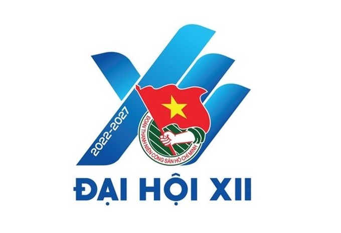 Biểu trưng chính thức của Đại hội Đoàn toàn quốc lần thứ XII.