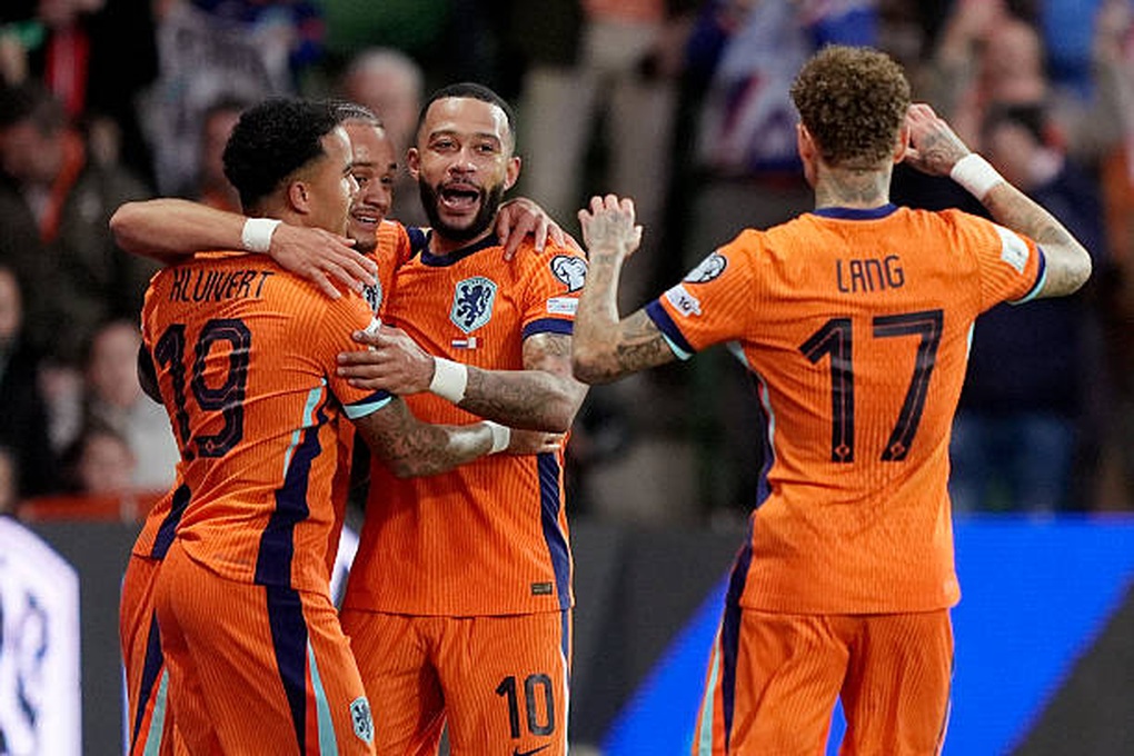 Depay lập kỷ lục, Hà Lan thắng 8-0 ở vòng loại World Cup 2026 - 1 Depay lập kỷ lục, Hà Lan thắng 8-0 ở vòng loại World Cup 2026 - 1
