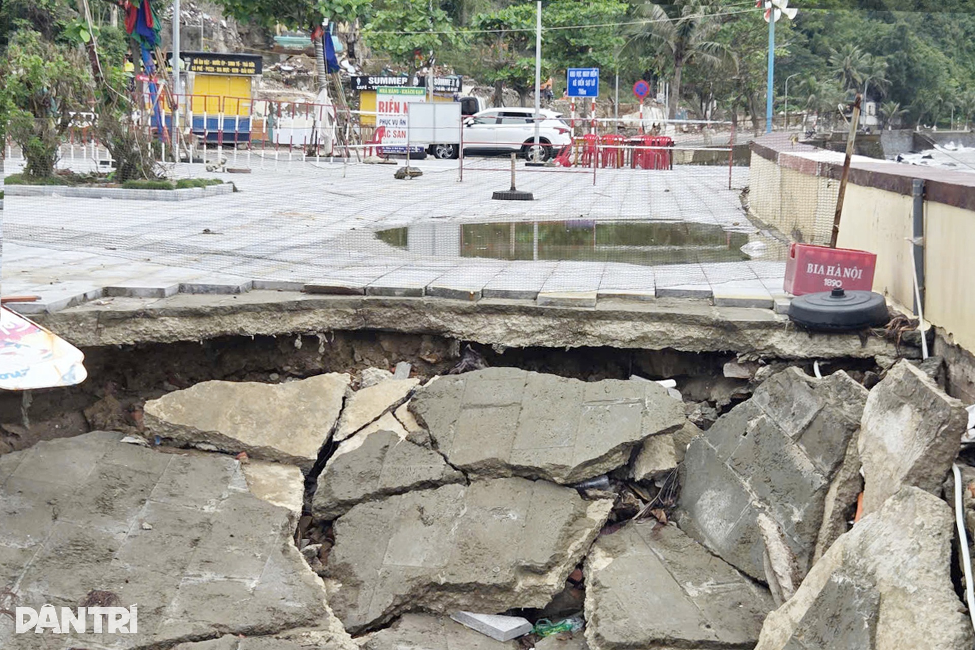 Bờ kè ở Đồ Sơn - Hải Phòng sụt lún sau bão - 6 Bờ kè ở Đồ Sơn - Hải Phòng sụt lún sau bão - 6