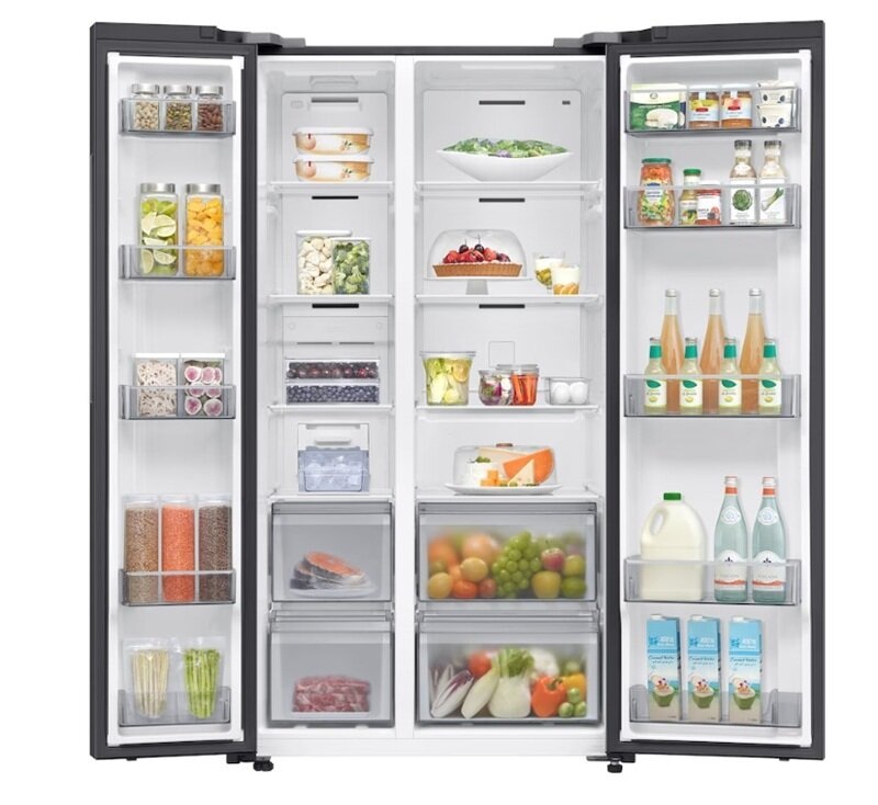 Tủ lạnh side by side Samsung RS70F65Q3FSV giảm tới 12 triệu đồng, trang bị AI cực thông minh