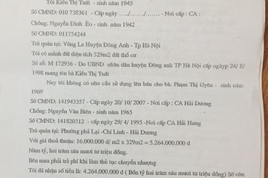 Hải Dương: Đề nghị làm rõ vụ người dân tố bị lừa đảo trong giao dịch bất động sản