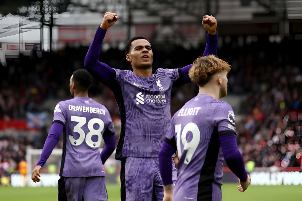 Thắng đậm Brentford, Liverpool xây chắc ngôi đầu bảng - 1 Thắng đậm Brentford, Liverpool xây chắc ngôi đầu bảng - 1