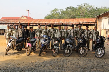 Triệt phá băng trộm cắp xe máy đưa sang Campuchia tiêu thụ