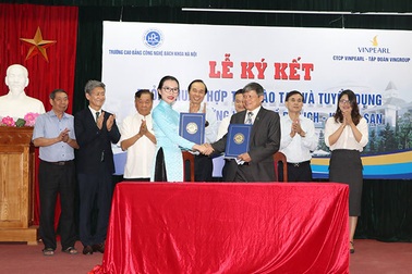 Trường CĐ Công nghệ Bách khoa Hà Nội hợp tác với doanh nghiệp đào tạo, tuyển dụng sinh viên