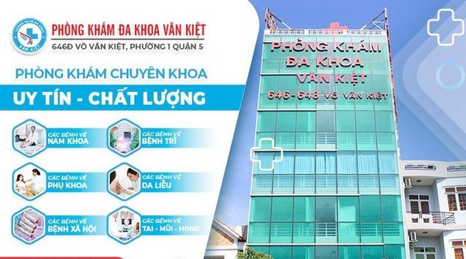 Công ty TNHH Phòng khám đa khoa Văn Kiệt (số 646-648 Võ Văn Kiệt, phường 1, quận 5) bị phạt 39 triệu đồng, bị tước quyền sử dụng giấy phép hoạt động trong thời hạn 2 tháng.