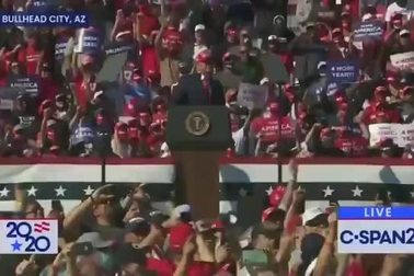 Tiêm kích chặn máy bay dân sự gần nơi ông Trump vận động tranh cử