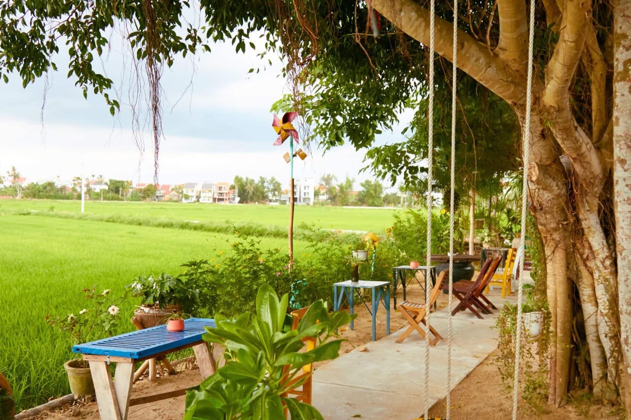 2 quán cà phê view cánh đồng bất tận, quanh năm thơm mùi lúa ở Hội An - 8 2 quán cà phê view cánh đồng bất tận, quanh năm thơm mùi lúa ở Hội An - 8
