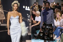 Áo lót hình nón gợi cảm, váy đục lỗ độc lạ "chiếm sóng" thời trang Ý