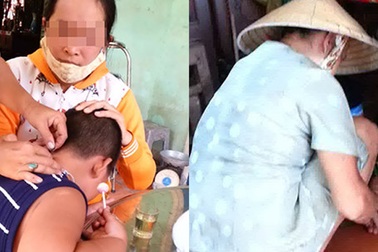 ‘Lang vườn’ chữa bá bệnh bằng... lưỡi lam, thuốc lạ