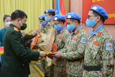 Bảy sĩ quan Việt Nam nhận nhiệm vụ Gìn giữ hòa bình Liên hợp quốc