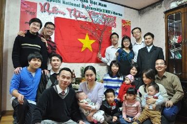Đầm ấm không khí đón Tết của du học sinh Việt Nam tại Hàn Quốc